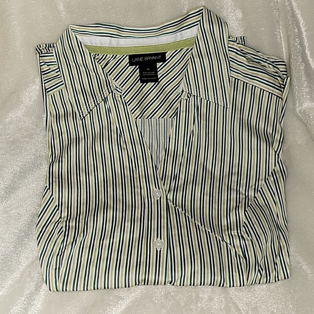Lane Bryant Long-sleeved Blouse Size 18